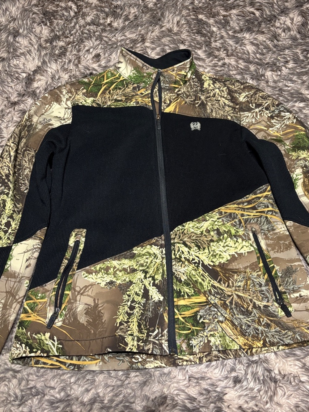 Cinch Camouflage & Black Utility Jacket